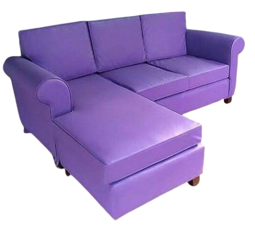 Purple L-shape Sofa