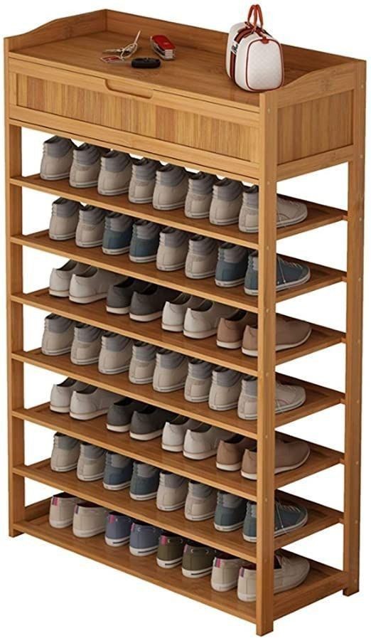 Multi-Tiered Shoe Rack